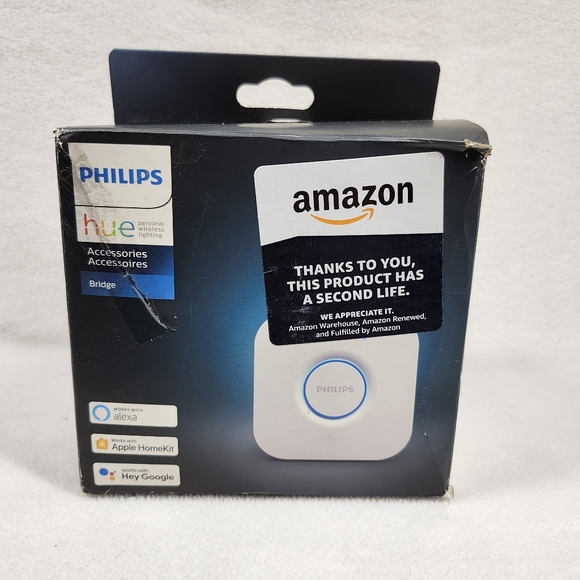 Philips Hue Bridge Smart Lighting Hub Compatible w/Amazon Alexa, Apple, Google - Picture 6 of 8